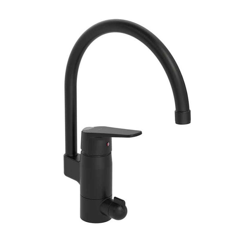 Oras Vega 1838FG-3/1839FG-33 Kjøkkenarmatur - høy tut Svart matt / Ja Oras Armatur Kjøkkenarmatur GRO-4200458