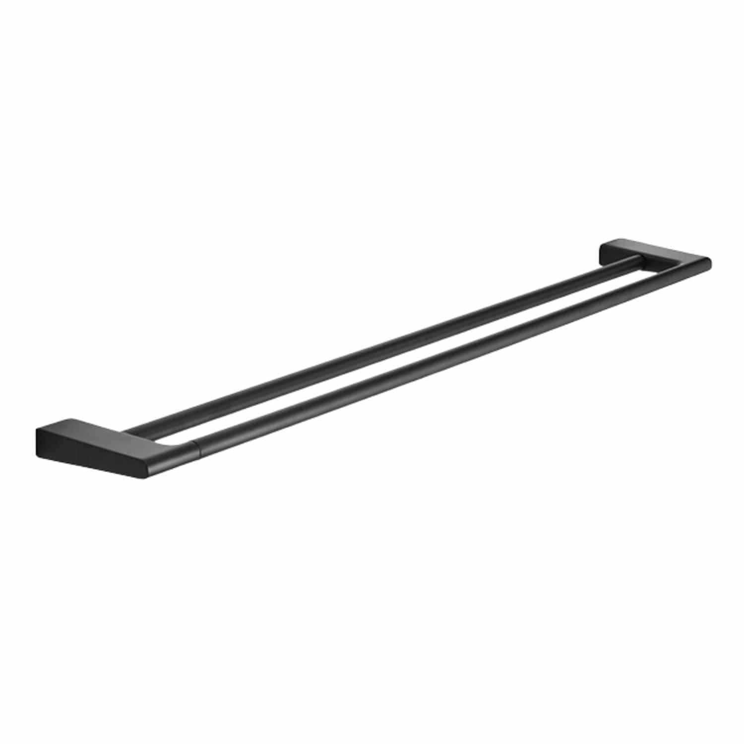 Pressalit Style Håndklestang Dobbel Svart matt / 810mm Pressalit Håndklestang GRO-7001548