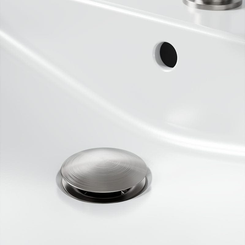 Primy Bunnventil Pop-up eller Åpen Brushed stainless Primy Bunnventil INR-80001119