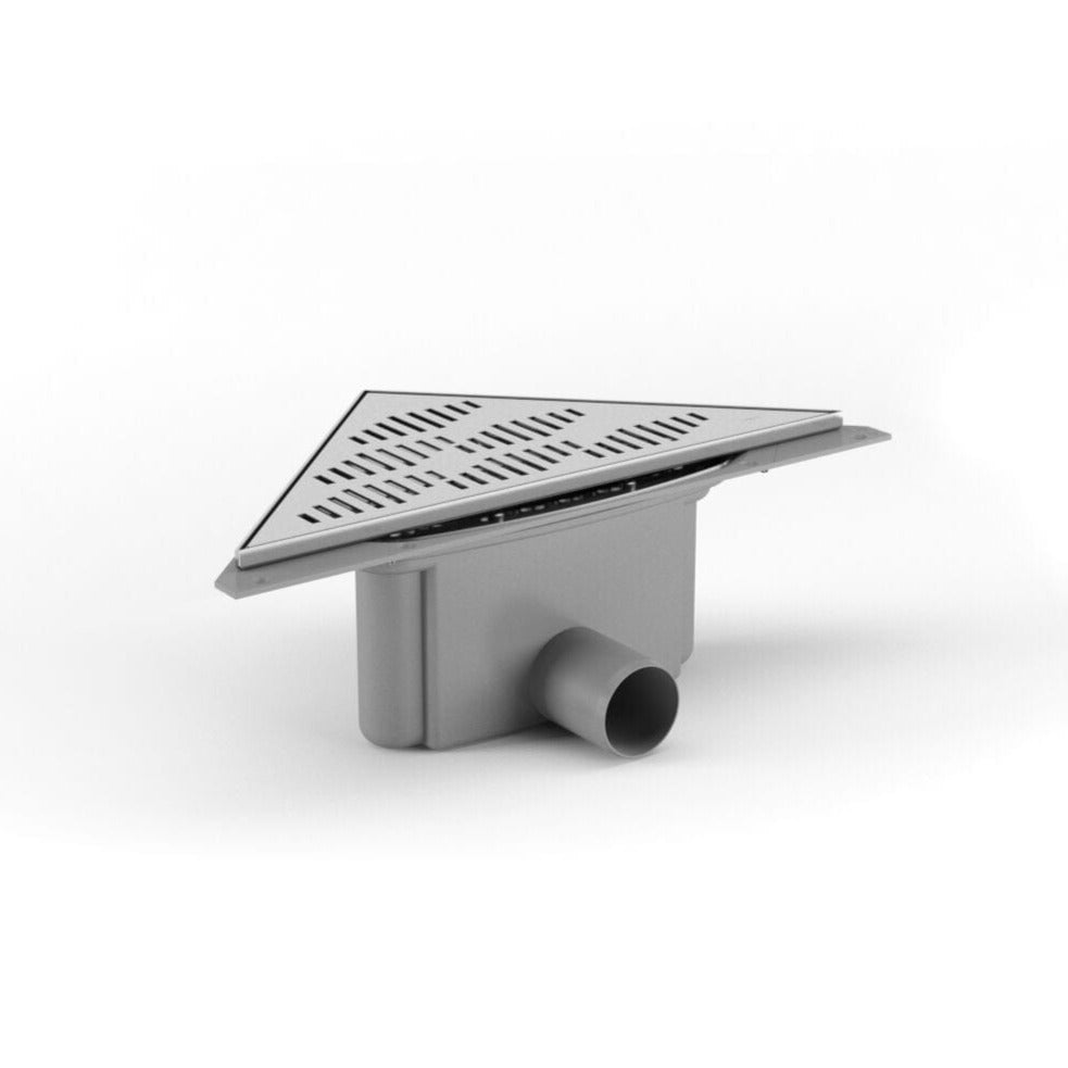 Purus Corner Twist - Sideutløp Krom / 50mm Purus Slukrenne GRO-3401894