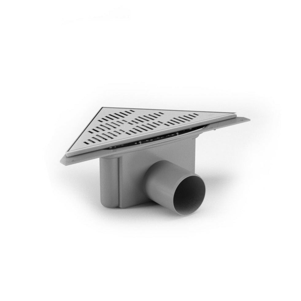 Purus Corner Twist - Sideutløp Krom / 75mm Purus Slukrenne GRO-3401893