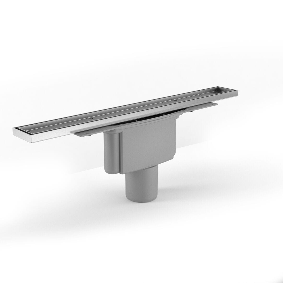 Purus Line Tile Insert - Bunnutløp Krom / 600mm / 75mm Purus Slukrenne GRO-3401812