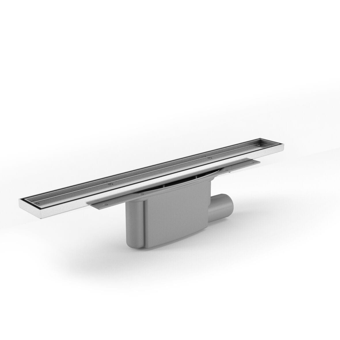 Purus Line Tile Insert - Gavlutløp Krom / 600mm / 50mm Purus Slukrenne GRO-3401815