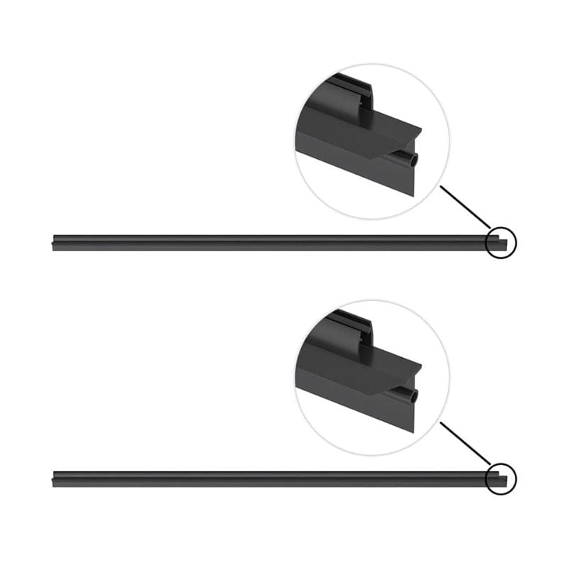 Reservedel: 1904 Sjoa Slepelist Rett Svart 1904 Reservedel dusj HEI-1401466