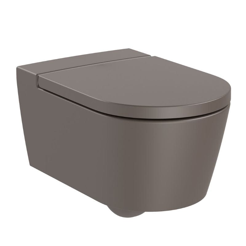 Roca Inspira Rimless Veggskål uten sete Coffee Roca Vegghengt toalett DAL-1365526