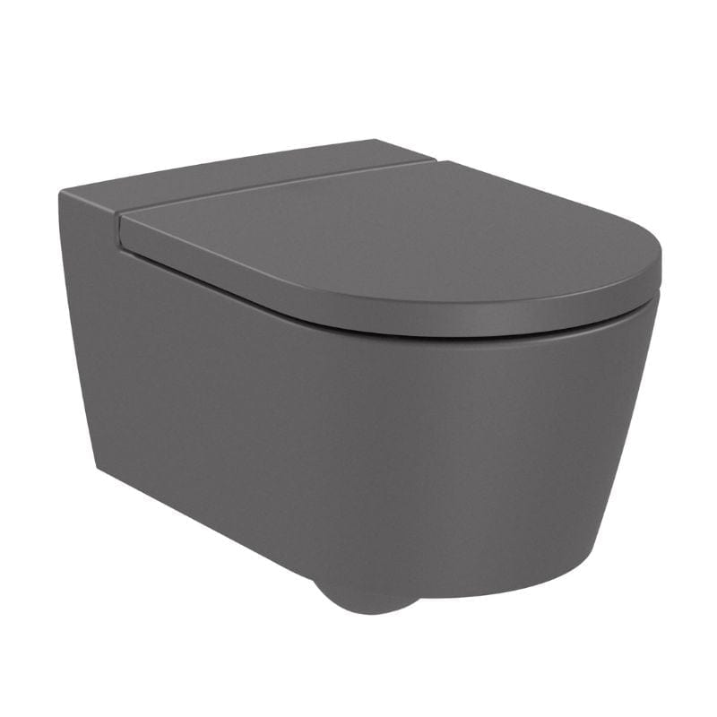 Roca Inspira Rimless Veggskål uten sete Onyx Roca Vegghengt toalett DAL-1365528