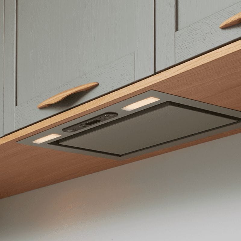 RørosHetta Diskret Sense Ventilator til Overskap Børstet stål / 60cm / Normalventilasjon RørosHetta Kjøkkenvifte BUN-403837-N