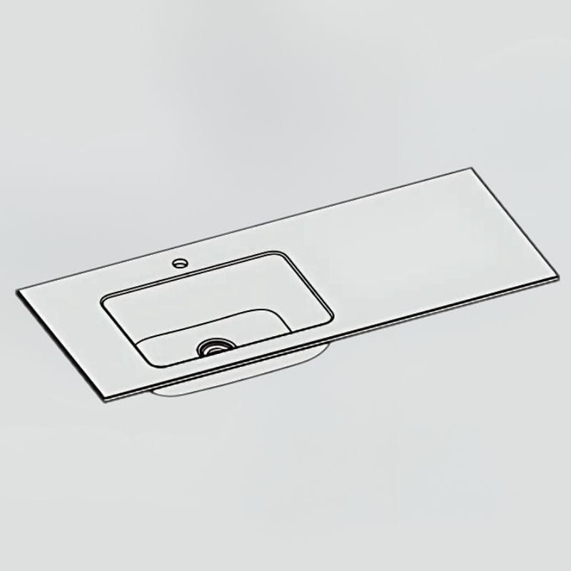 Sanipro Corian Møbelservant 120cm venstre Sanipro Møbelservant SA-20356