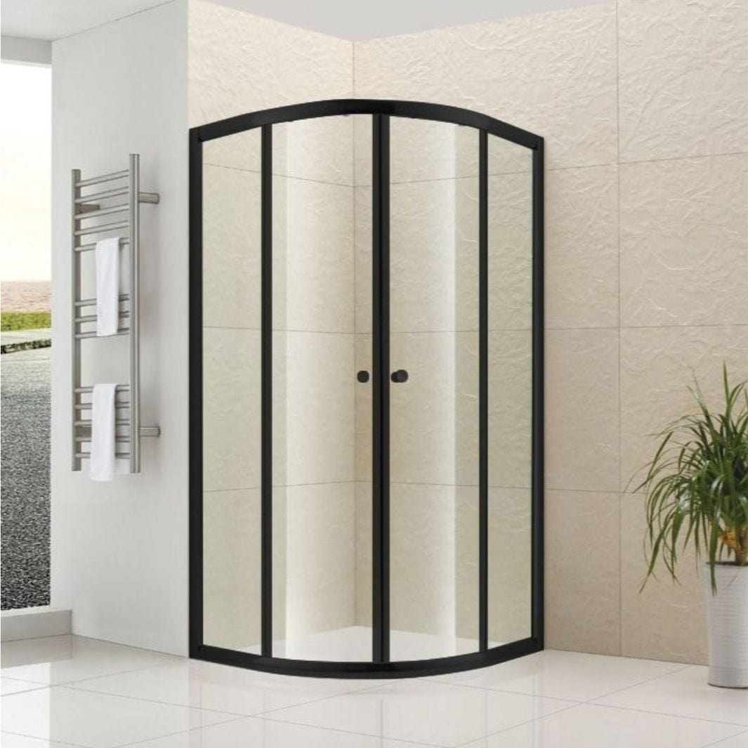 Sanipro Dusjhjørne Silje - SAFE Laminert glass Svart / 90x90cm / Laminert glass Sanipro Dusjhjørne SA-2020