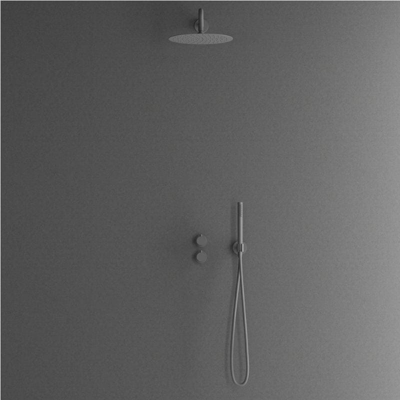 Scandtap Harmonized 2x Takdusj Innbygging Coal Scandtap Blandebatteri innbygging SC-21023