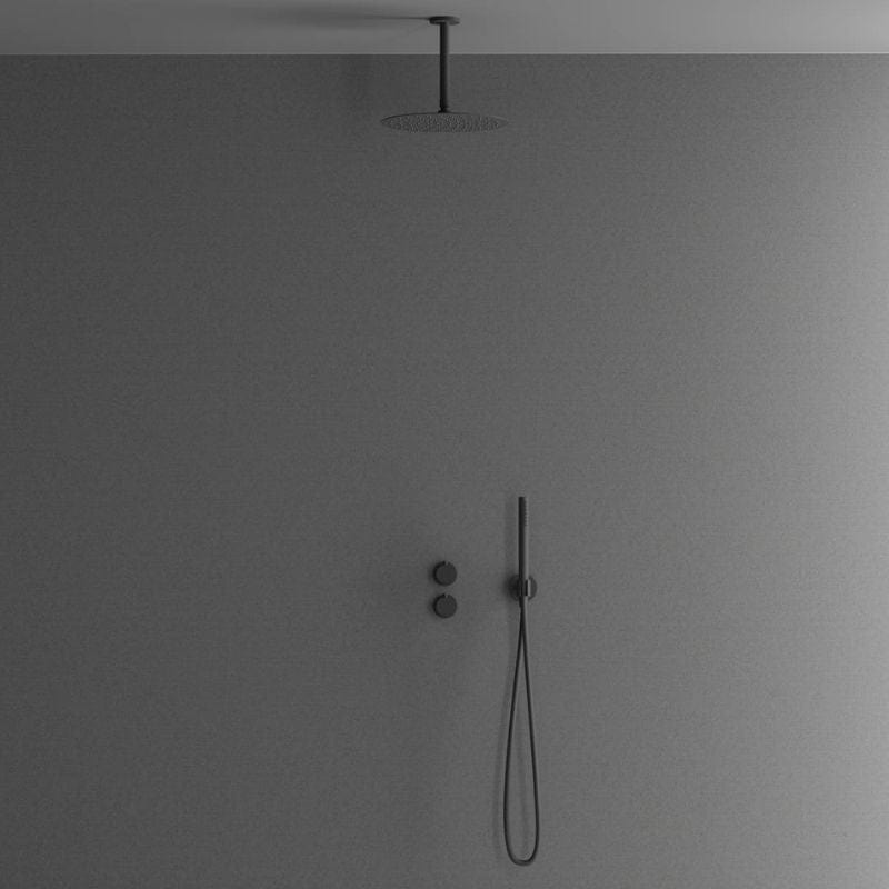 Scandtap Harmonized 2z Takdusj Innbygging Coal Scandtap Blandebatteri innbygging SC-21043