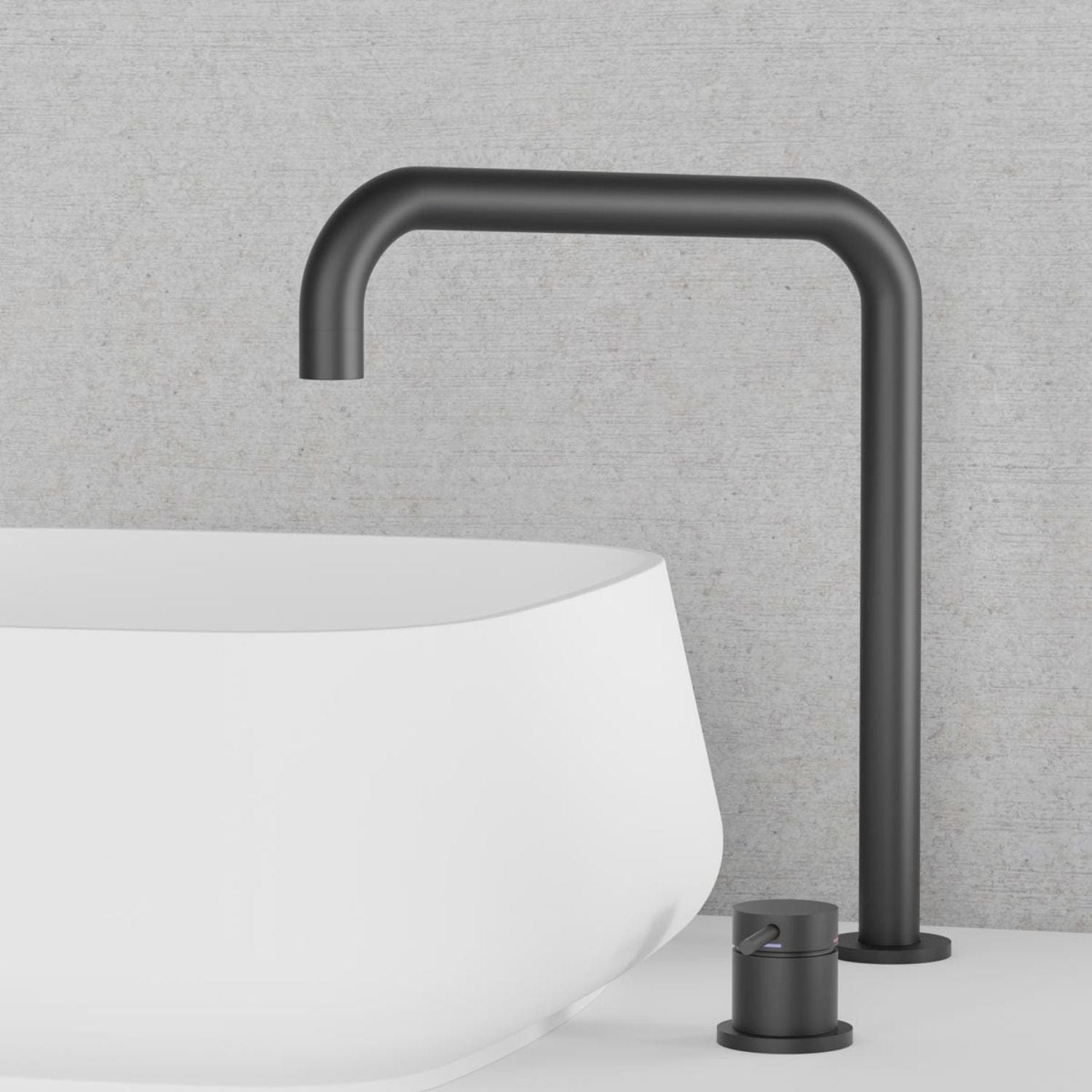 Scandtap Harmonized K2P Square Servantbatteri Black Scandtap Servantbatteri SC-30358