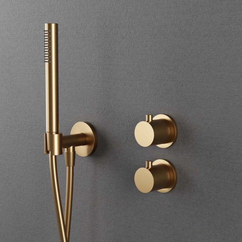 Scandtap Harmonized Takdusj Innbygging Sand Scandtap Blandebatteri innbygging SC-21156