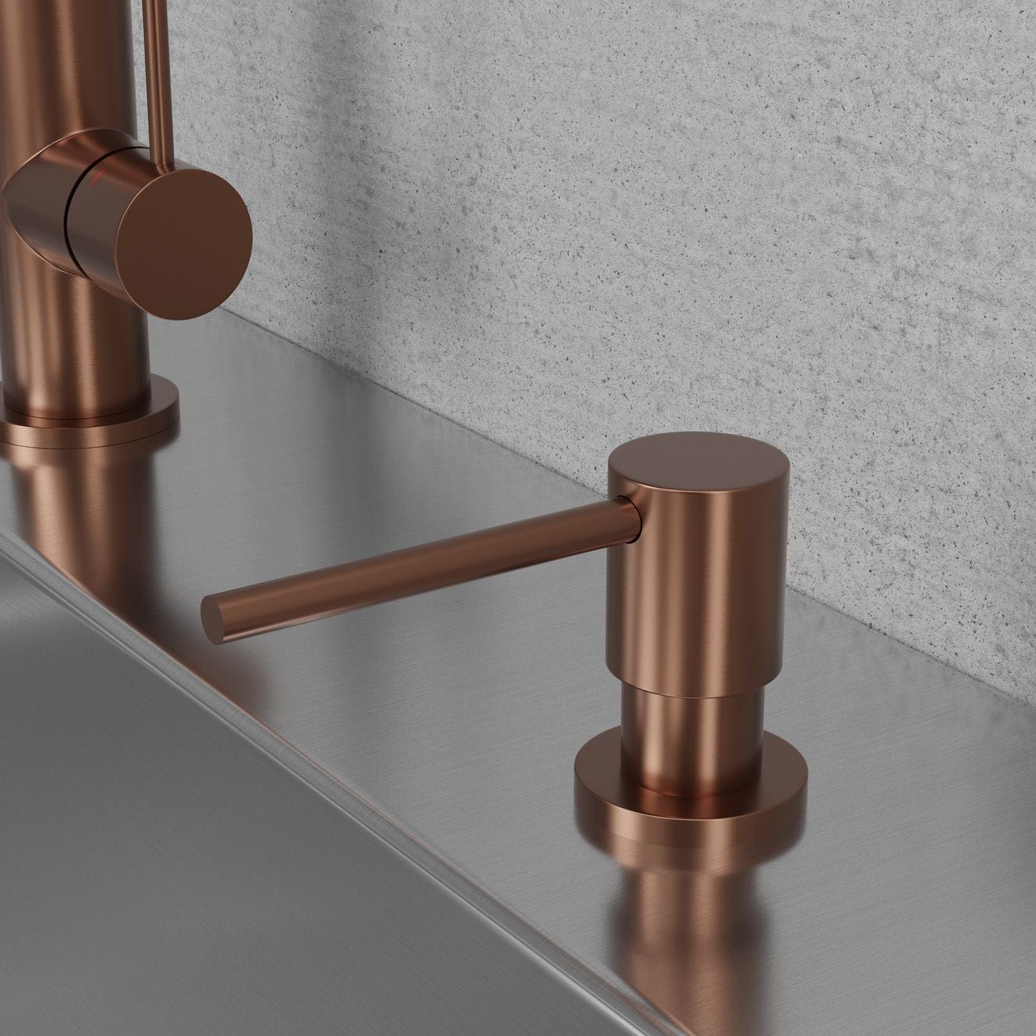 Scandtap Steel Clean Såpedispenser Amber Scandtap Såpepumpe SC-35002