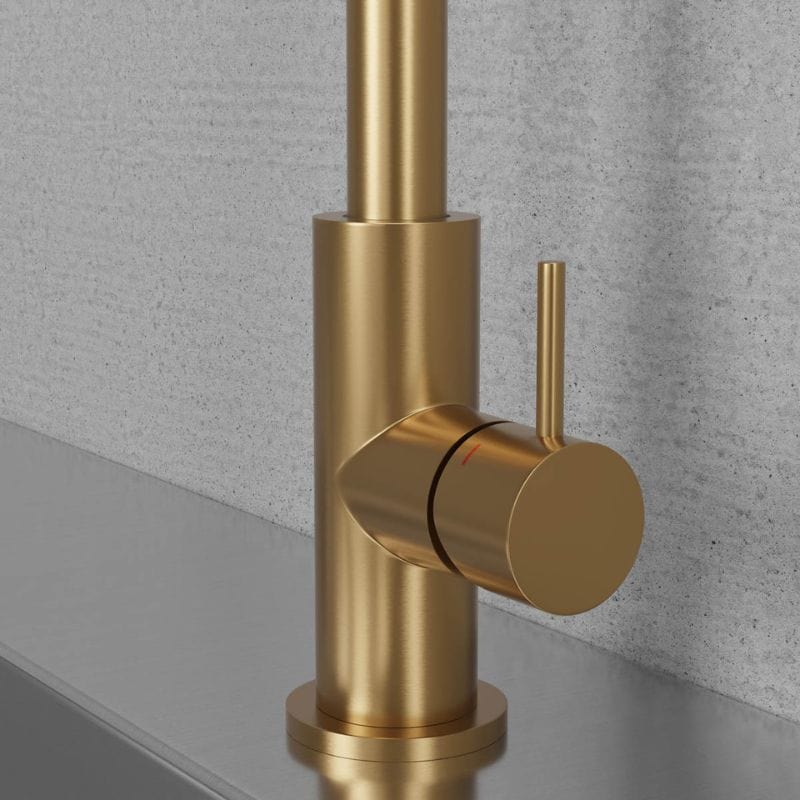 Scandtap Steel Short Bar Mixer Handle 5mm Sand Scandtap Reservedel blandebatteri SC-32001