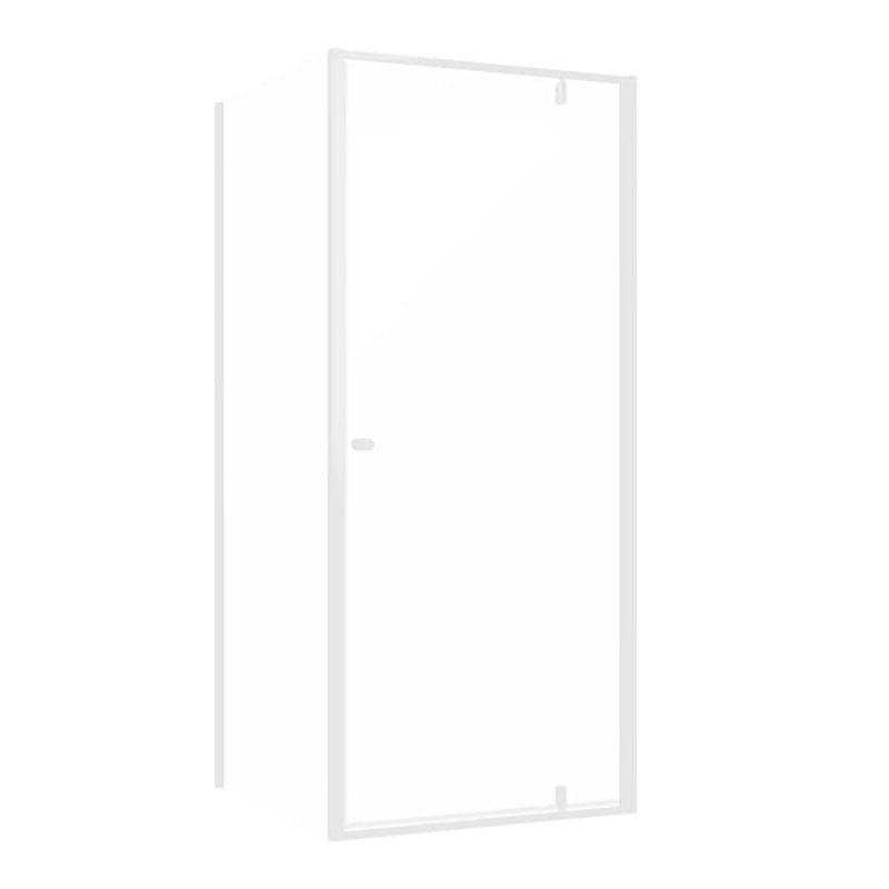 Sealskin Contour Dusjhjørne Kombi (vegg+dør) - Pivotdør Hvit matt / 90x90cm / Klart glass Sealskin Dusjhjørne CO-CD180906025100