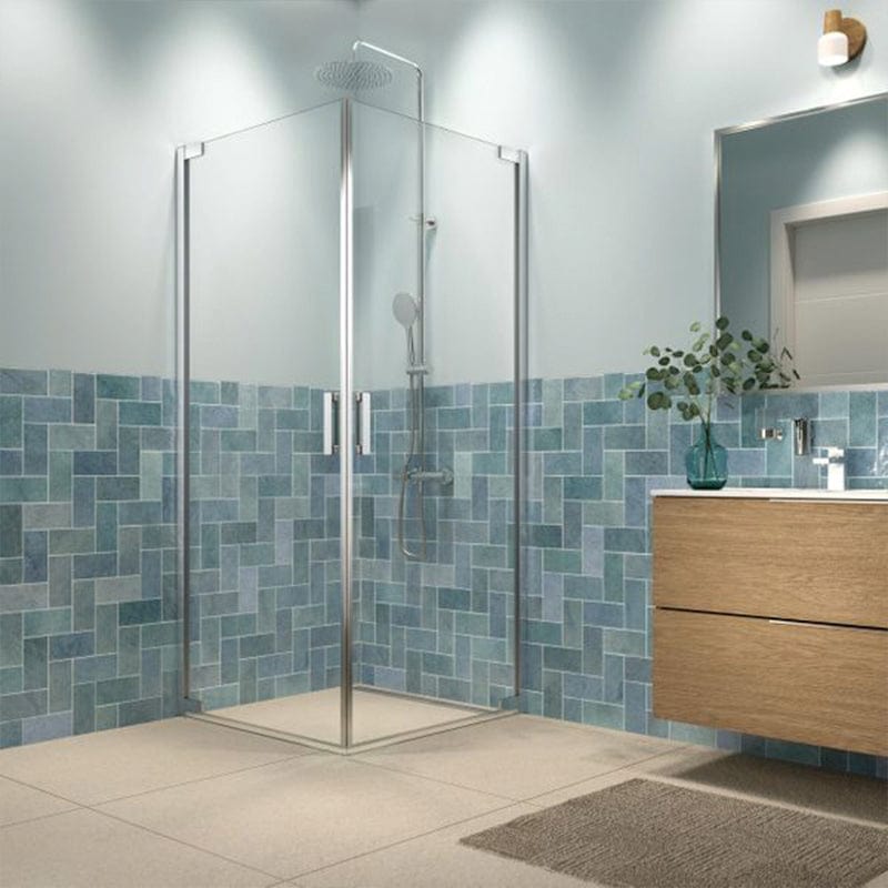 Sealskin Inc Dusjhjørne Rett med 2 svingdører H200cm Sealskin Dusjhjørne