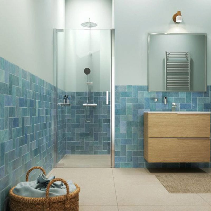 Sealskin Inc Svingdør for nisje B90/100xH200cm Krom / 90cm / Klart glass Sealskin Dusjnisje CO-XI200906265100