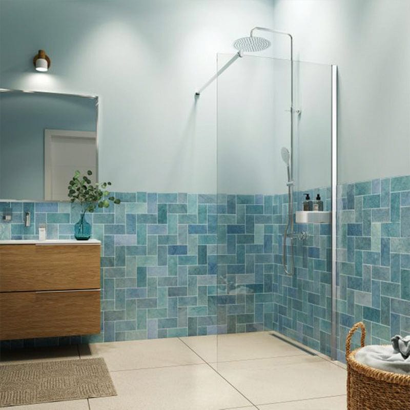 Sealskin Inc Walk-in A3 B90-140xH200cm Krom / 90cm / Klart glass Sealskin Dusjvegg CO-XIA30906265100