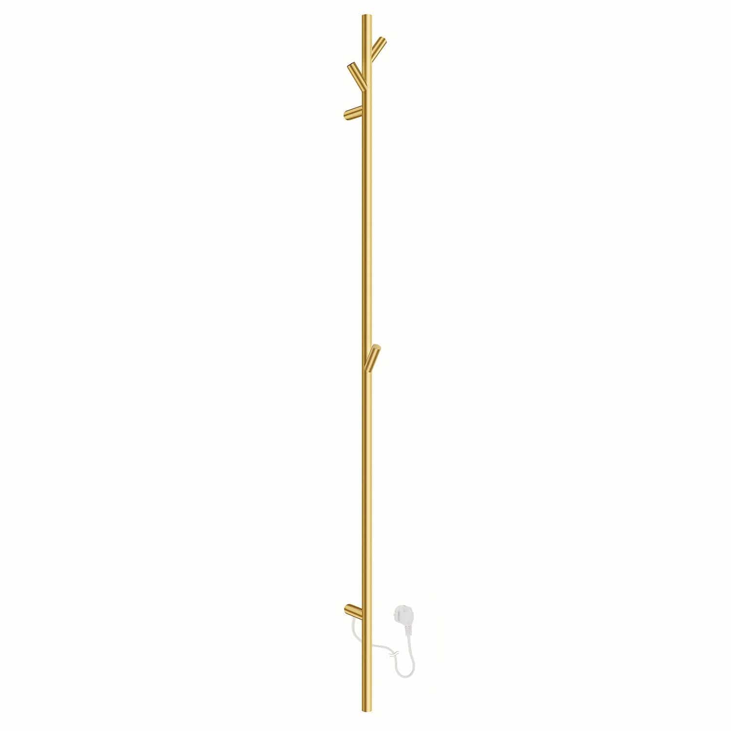 Smedbo 710 Håndkletørker Dry Tre Høy Børstet messing Smedbo Håndkletørker strøm SM-FV710S