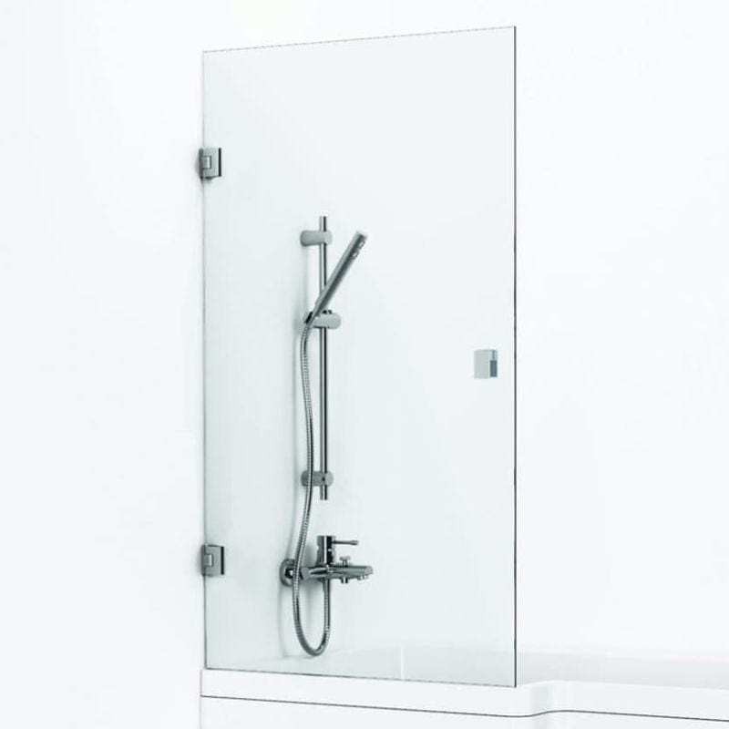 Svedbergs 180° Svingbar Badekarvegg 81cm Krom / 81cm / Klart glass Svedbergs Badekarvegg SV-657781