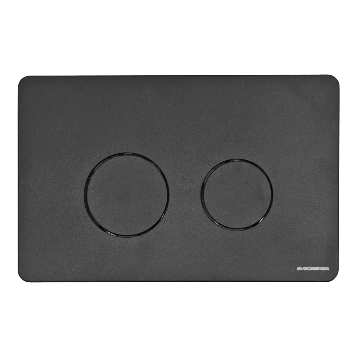 Svedbergs Betjeningsplate for WC-Fixtur Svart matt Svedbergs Betjeningsplate og trykknapper SV-90411
