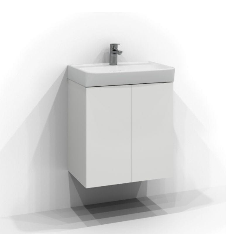 Svedbergs Bloc Servantskap D35 med 2 dører Hvit / 55cm Svedbergs Servantskap SV-555112