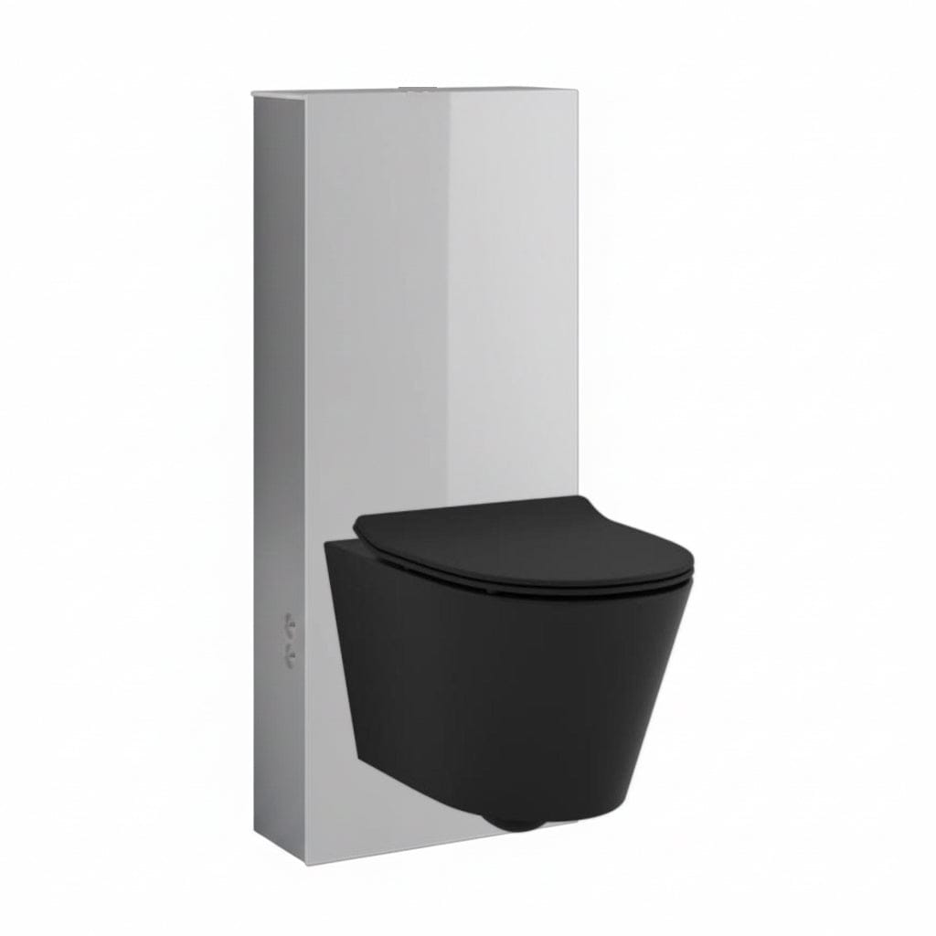 Svedbergs Glassbox 2-i-1 Vege Toalettpakke Hvit / Svart matt Svedbergs Toalettpakker BUN-90770BOXH