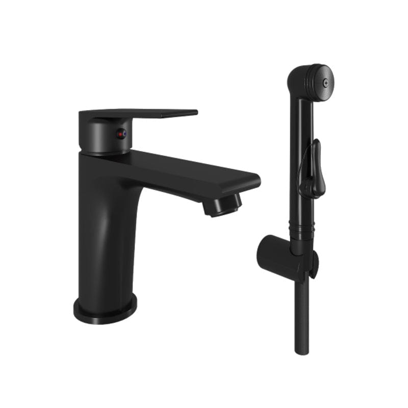 Svedbergs Halde Servantkran med Hånddusj Svart matt Svedbergs Servantbatteri