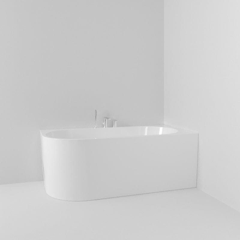 Svedbergs Ihre Hjørnebadekar med karkantmontert kran Helag Hvit / 160cm / Venstre Svedbergs Hjørnebadekar SV-59808-V-3