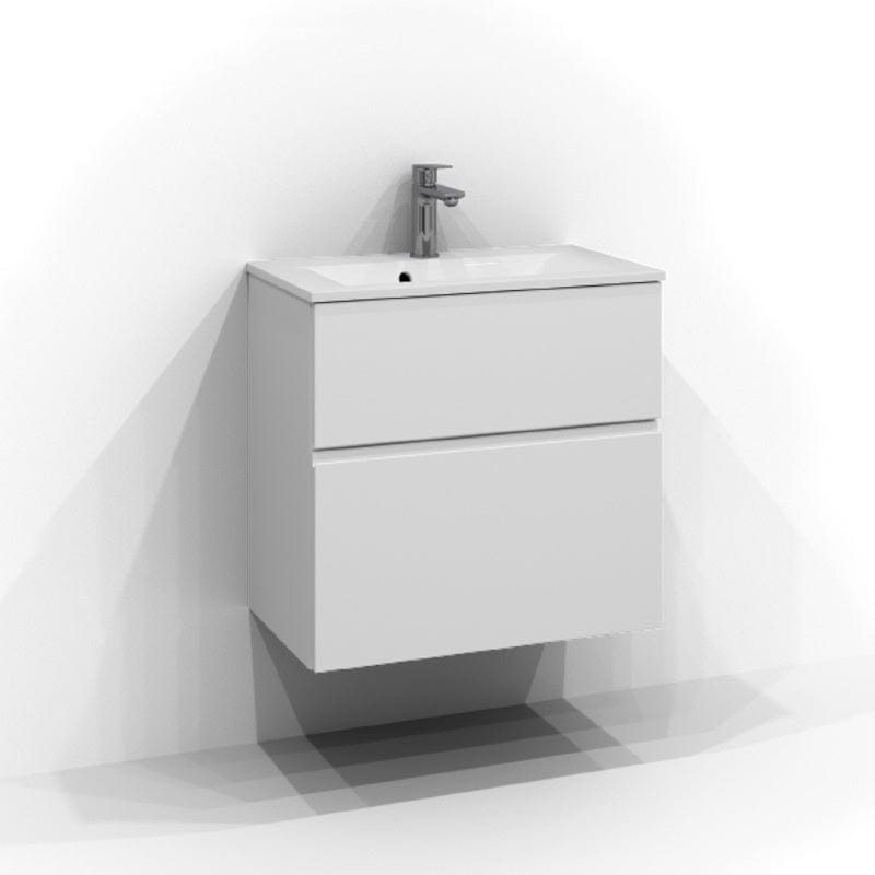 Svedbergs Poem Profil Servantskap D45 med 2 skuffer Hvit / 60cm Svedbergs Servantskap SV-3356612