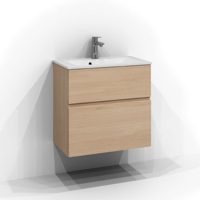 Svedbergs Poem Profil Servantskap D45 med 2 skuffer Ren eik / 60cm Svedbergs Servantskap SV-3356632