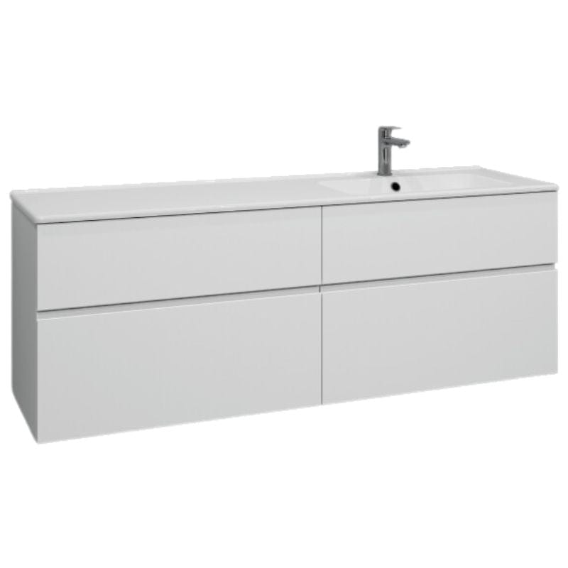 Svedbergs Poem Profil Servantskap D45 med 4 skuffer Hvit / 160cm Svedbergs Servantskap SV-3451661