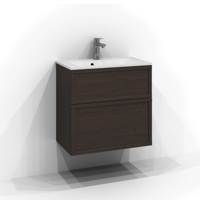 Svedbergs Poem Ramme Servantskap D35 med 2 skuffer Brun ask / 60cm / Ramme Svedbergs Servantskap SV-3356452