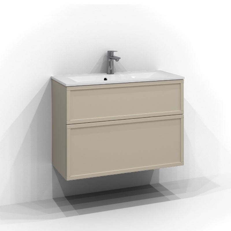 Svedbergs Poem Ramme Servantskap D35 med 2 skuffer Sand / 80cm / Ramme Svedbergs Servantskap SV-3358422