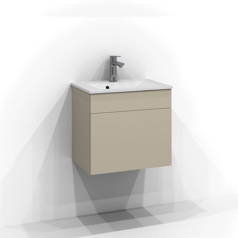 Svedbergs Poem Servantskap 1sk B50-80xH45xD35cm, Slim- Plan/Plan Push open Sand / 50cm / Plan Svedbergs Servantskap SV-3355121