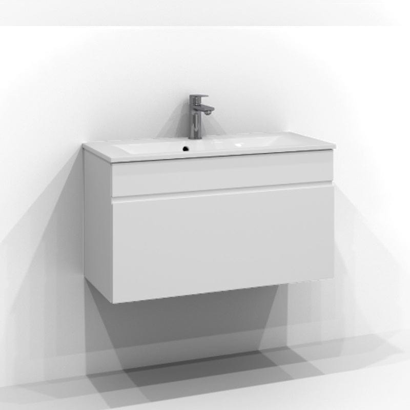 Svedbergs Poem Servantskap 1sk B50-80xH45xD35cm, Slim - Profil Hvit / 80cm Svedbergs Servantskap SV-3358611