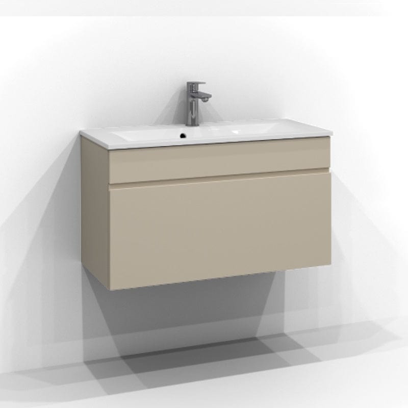 Svedbergs Poem Servantskap 1sk B50-80xH45xD35cm, Slim - Profil Sand / 80cm Svedbergs Servantskap SV-3358621