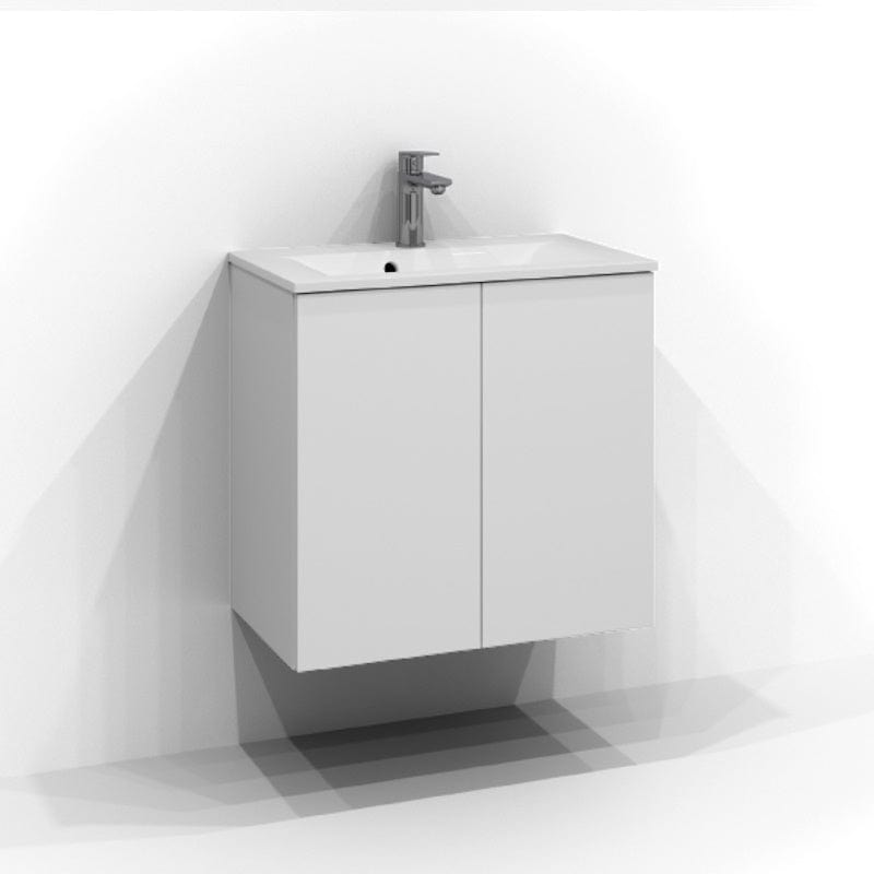 Svedbergs Poem Servantskap 2 dører B50-80xH57xD35, Slim - Plan Hvit / 60cm Svedbergs Servantskap SV-3356113