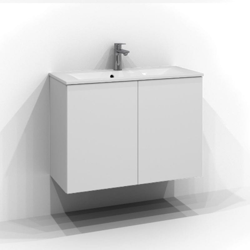 Svedbergs Poem Servantskap 2 dører B50-80xH57xD35, Slim - Plan Hvit / 80cm Svedbergs Servantskap SV-3358113