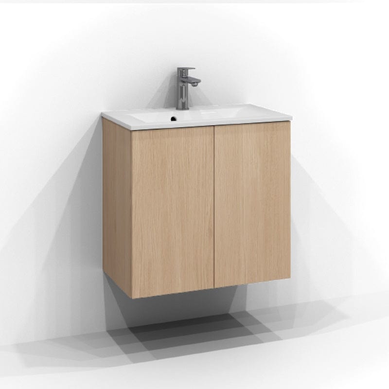 Svedbergs Poem Servantskap 2 dører B50-80xH57xD35, Slim - Plan Ren eik / 60cm Svedbergs Servantskap SV-3356133