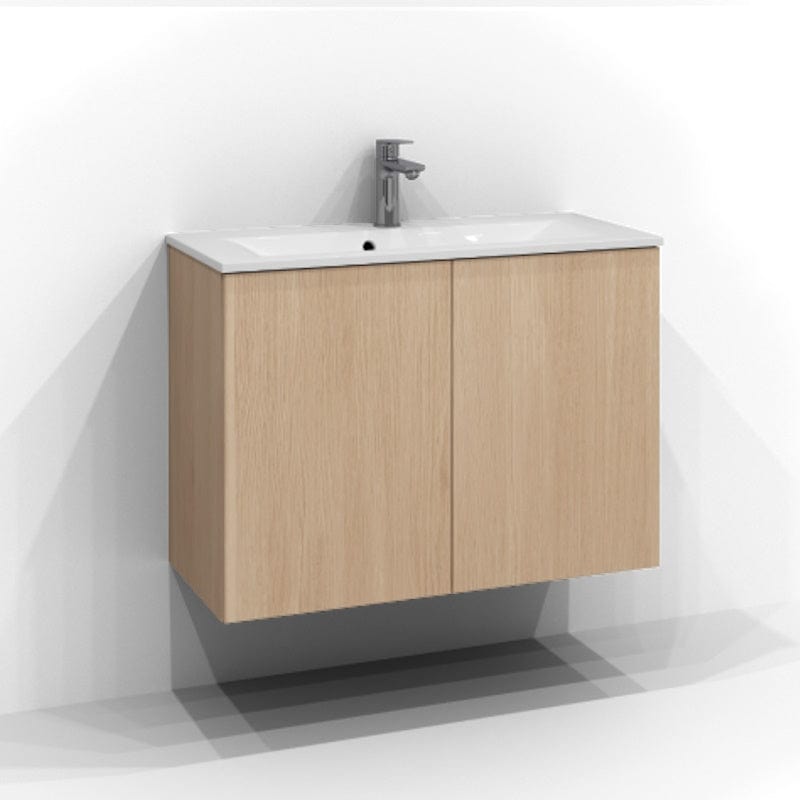 Svedbergs Poem Servantskap 2 dører B50-80xH57xD35, Slim - Plan Ren eik / 80cm Svedbergs Servantskap SV-3358133