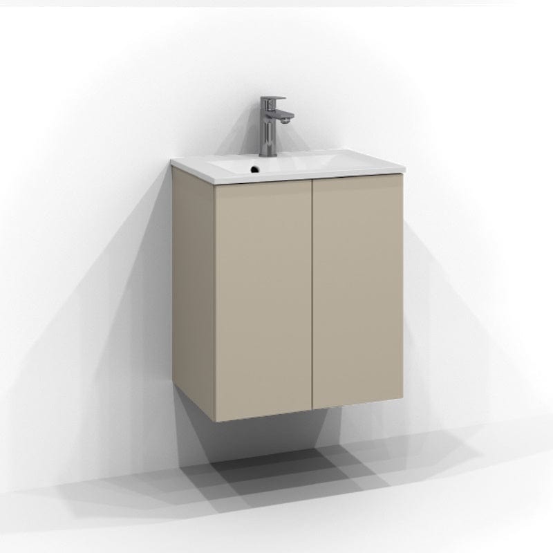 Svedbergs Poem Servantskap 2 dører B50-80xH57xD35, Slim - Plan Sand / 50cm Svedbergs Servantskap SV-3355123