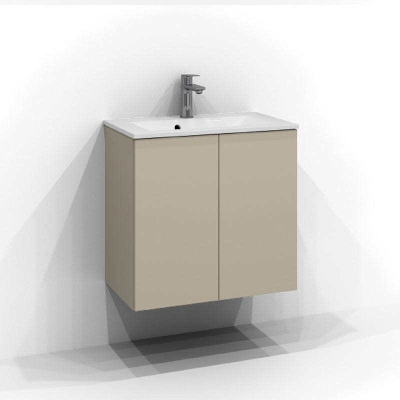 Svedbergs Poem Servantskap 2 dører B50-80xH57xD35, Slim - Plan Sand / 60cm Svedbergs Servantskap SV-3356123