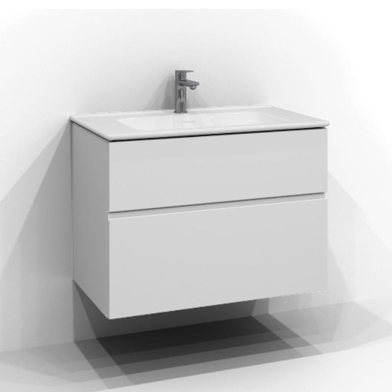 Svedbergs Poem Servantskap 2sk B60-100xD45cm - Profil Hvit / 80cm Svedbergs Servantskap SV-3458612