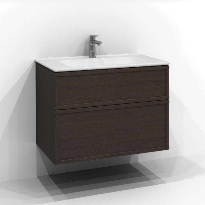 Svedbergs Poem Servantskap 2sk B60-100xD45cm - Ramme/Ramme Push open Brun ask / 80cm / Ramme Svedbergs Servantskap SV-3458452