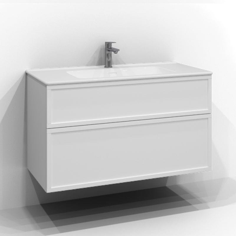 Svedbergs Poem Servantskap 2sk B60-100xD45cm - Ramme/Ramme Push open Hvit / 100cm / Ramme Svedbergs Servantskap SV-34510412