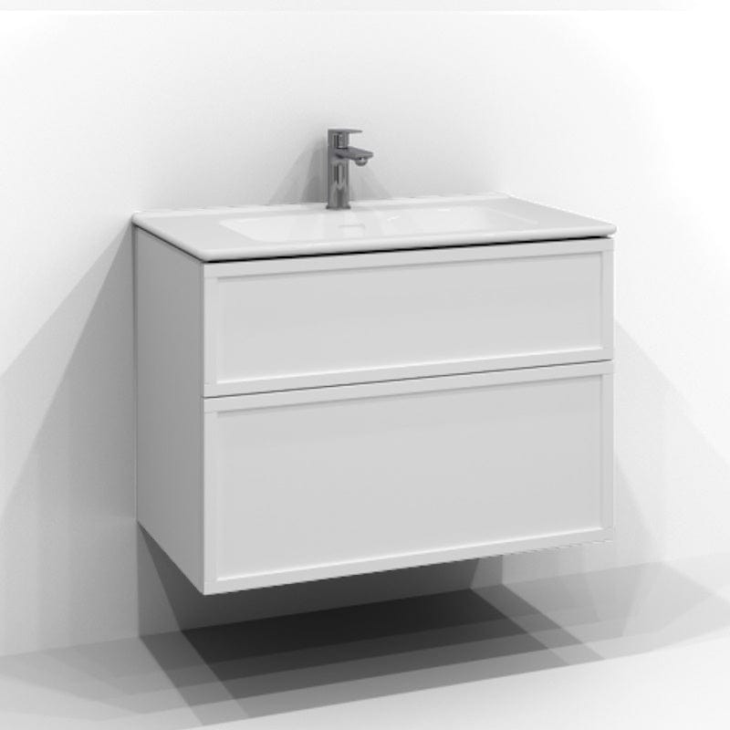 Svedbergs Poem Servantskap 2sk B60-100xD45cm - Ramme/Ramme Push open Hvit / 80cm / Ramme Svedbergs Servantskap SV-3458412