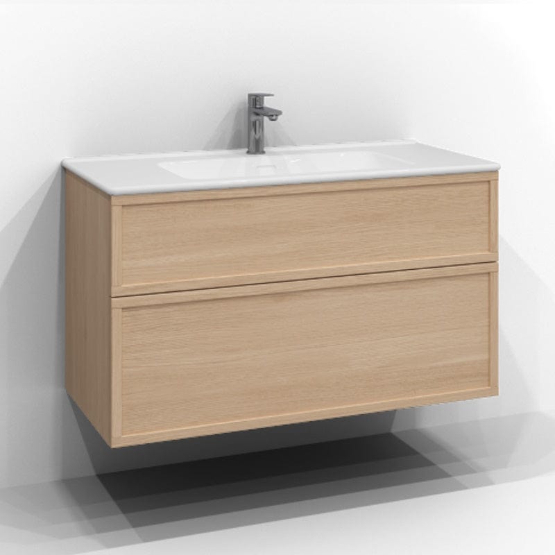 Svedbergs Poem Servantskap 2sk B60-100xD45cm - Ramme/Ramme Push open Ren eik / 100cm / Ramme Svedbergs Servantskap SV-34510432