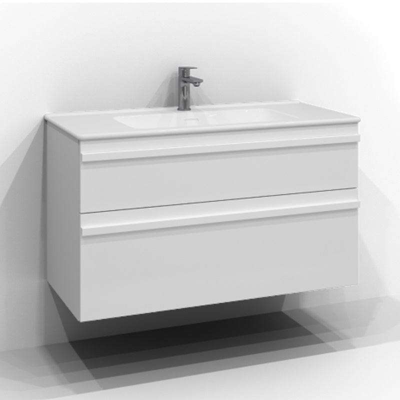 Svedbergs Poem Servantskap 2sk B60-120xD45cm - List Hvit / 100cm Svedbergs Servantskap SV-34510312